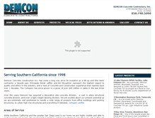 Tablet Screenshot of demconconcrete.com